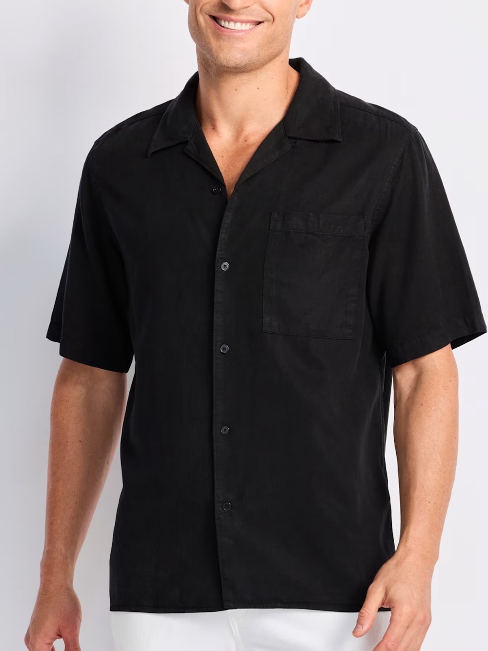 NN07 Julio 5971 Button-Up Shirt in Black